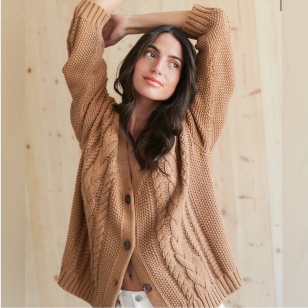 Jenni Kayne cotton cable cardigan